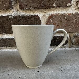 DESIGN HOUSE Stockholm~Pearl White Stoneware 10 Oz. COFFEE/TEA CUP (Domo)~Sweden